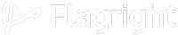 A logo for the company Flagright, a client of Delta-v's