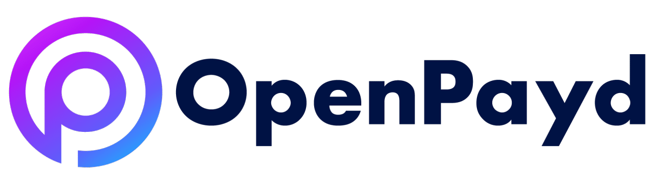 A logo for the company OpenPayd, a client of Delta-v's
